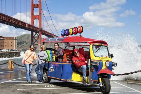 Lucky Tuk Tuk Ultimate City Tour San Francisco 2.5 Hours