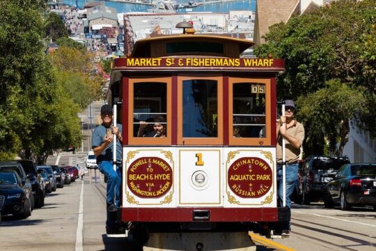 SF Cable Car Plus Alcatraz and Ferry Tour