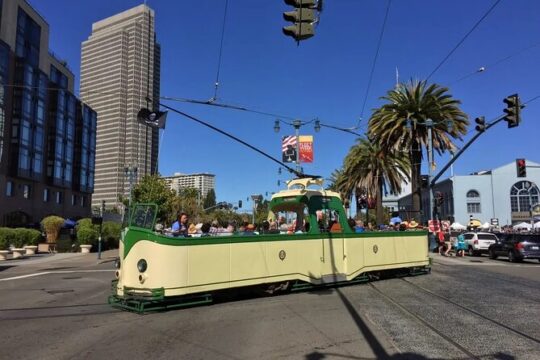 1 Hour Tram Trolley Tour from Ferry to Pier 39 in San Francisco